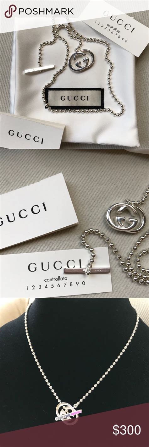 gucci perfume necklace|gucci trademark necklace.